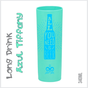 Copo Long Drink Azul Tiffany